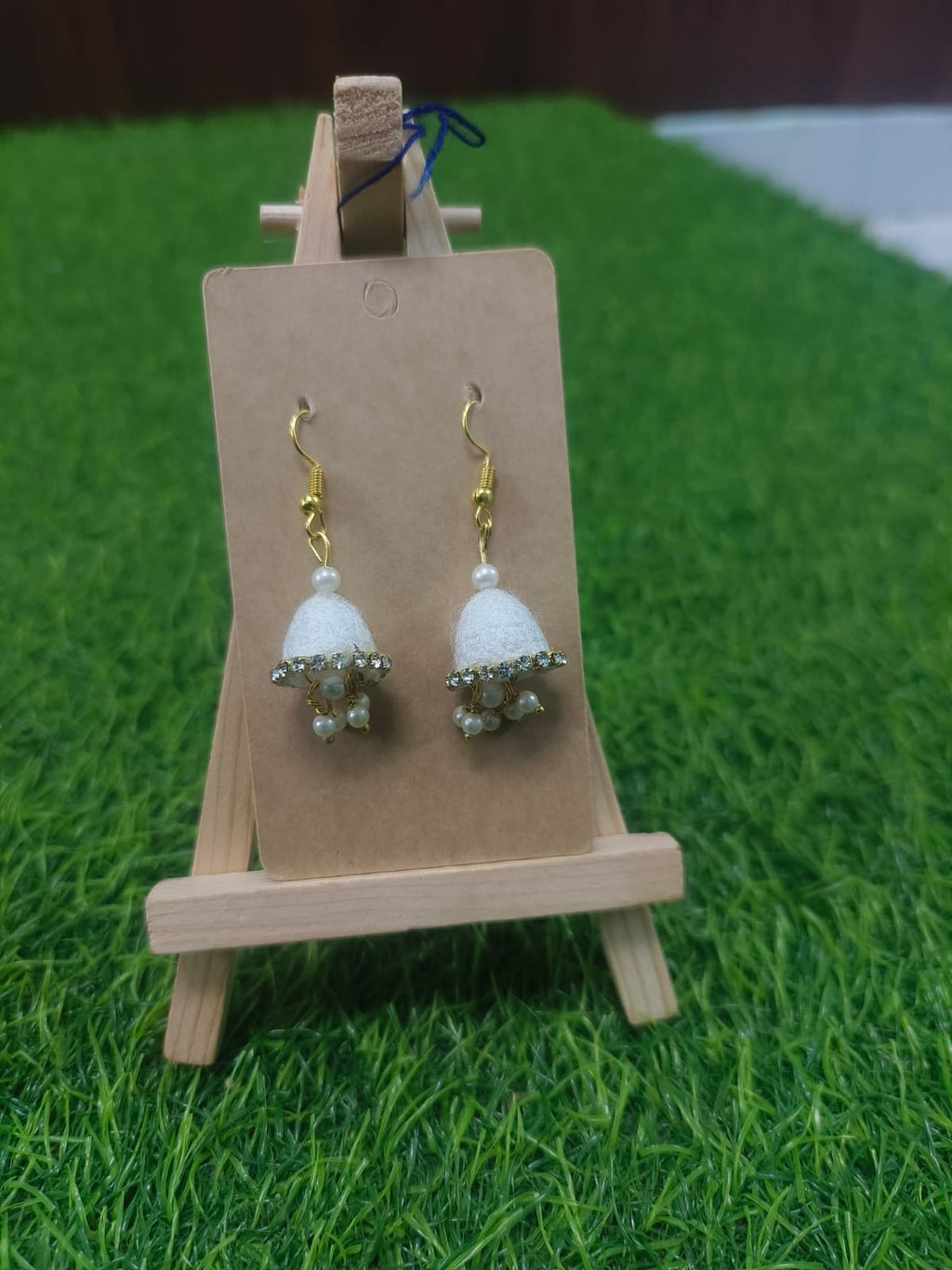 Handcrafted Silkworm Cocoon Earrings - Zipal