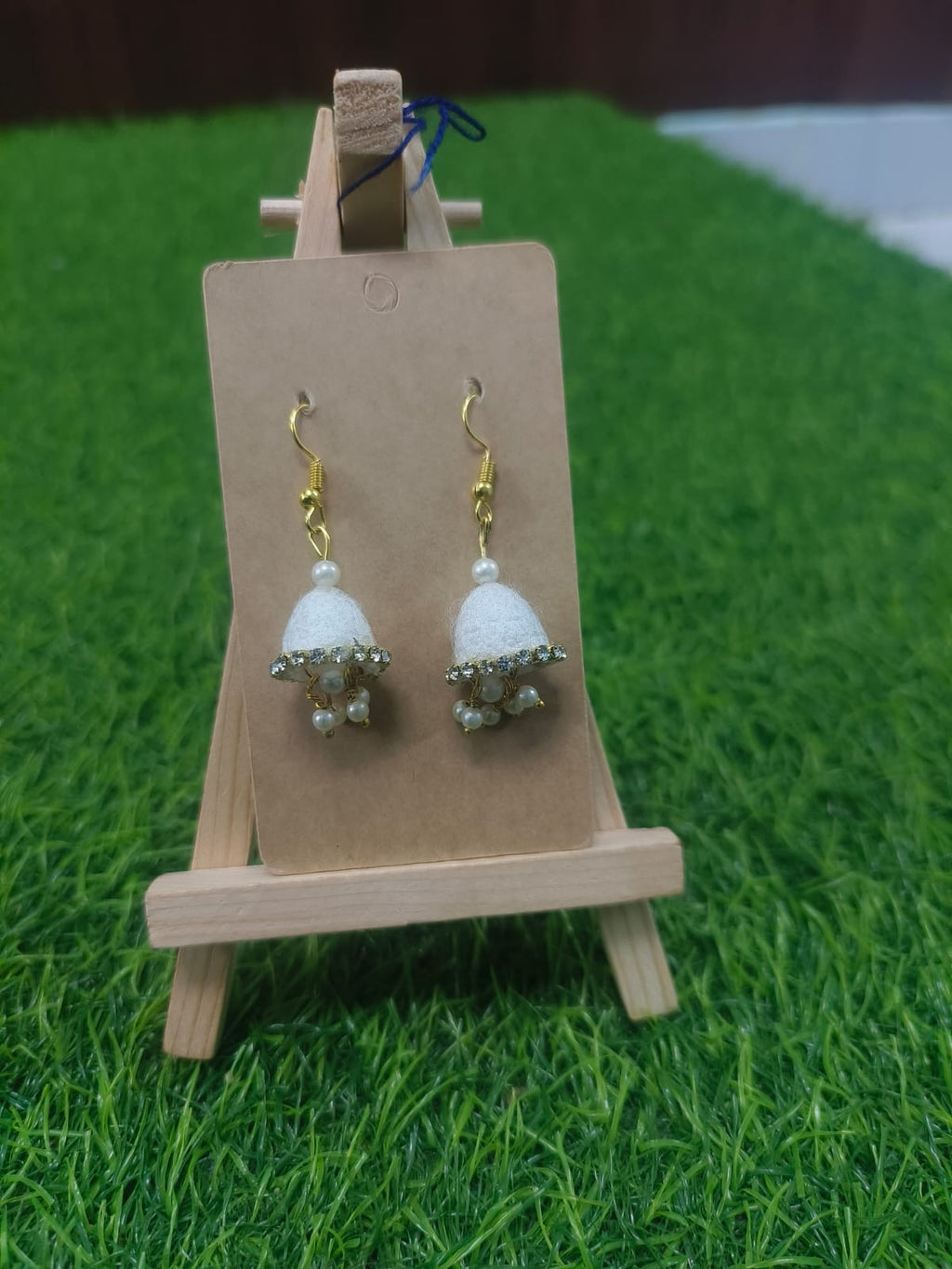 Handcrafted Silkworm Cocoon Earrings - Zipal