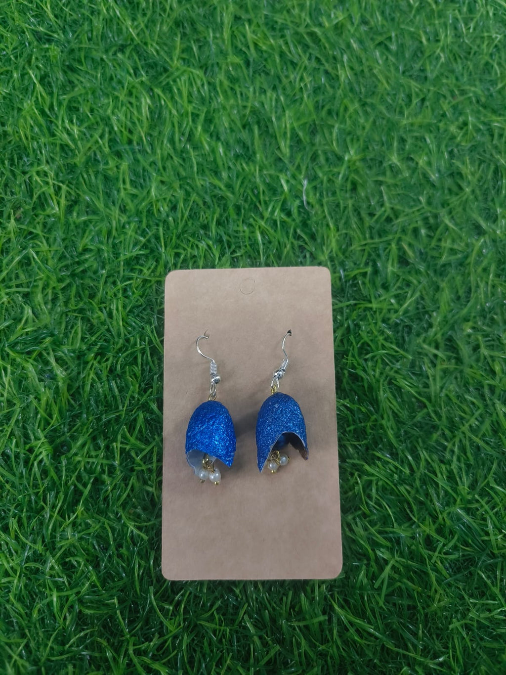 Handcrafted Silkworm Cocoon Earrings - Zipal
