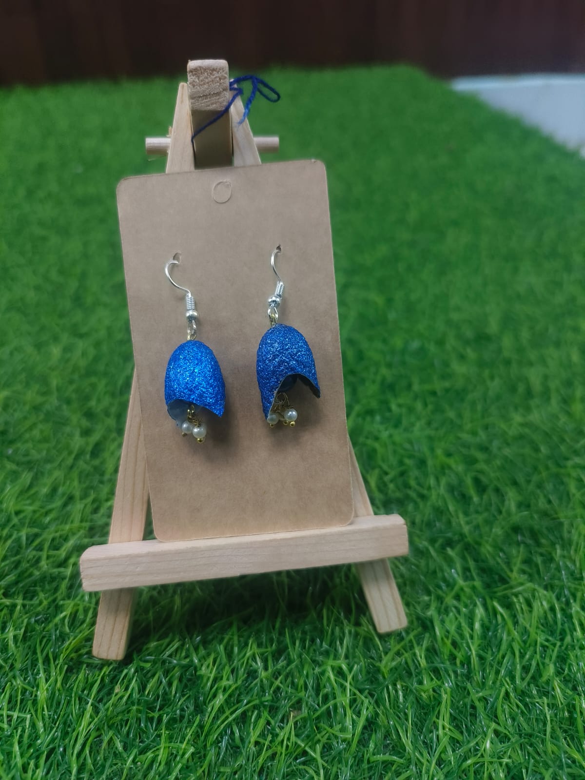 Handcrafted Silkworm Cocoon Earrings - Zipal