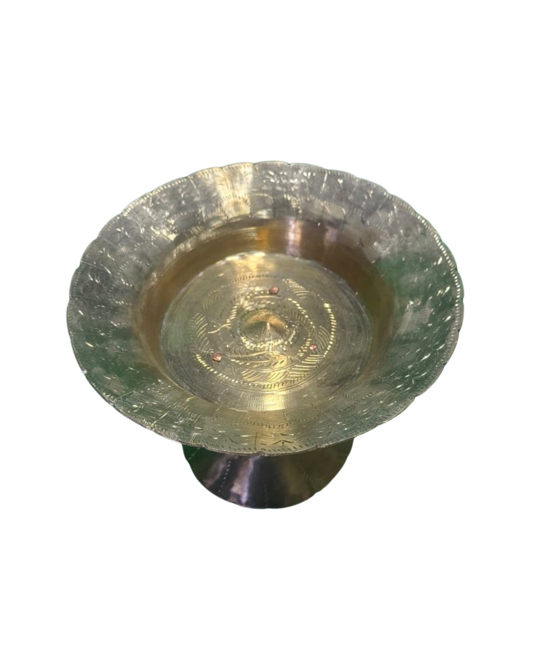 Assamese Bôta (Handmade) – Traditional Bell-Metal Ceremonial Bowl - Zipal