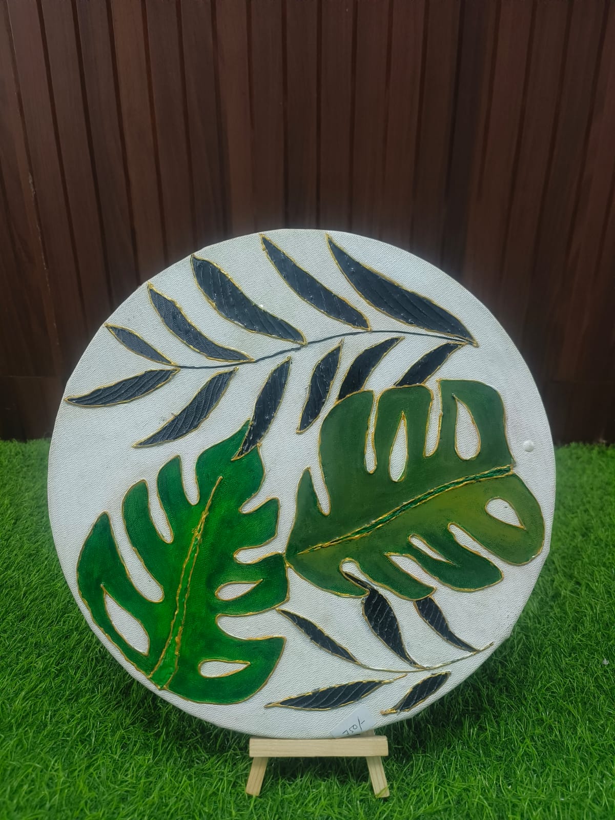 Handcrafted Botanical Resin Wall Decor - Zipal